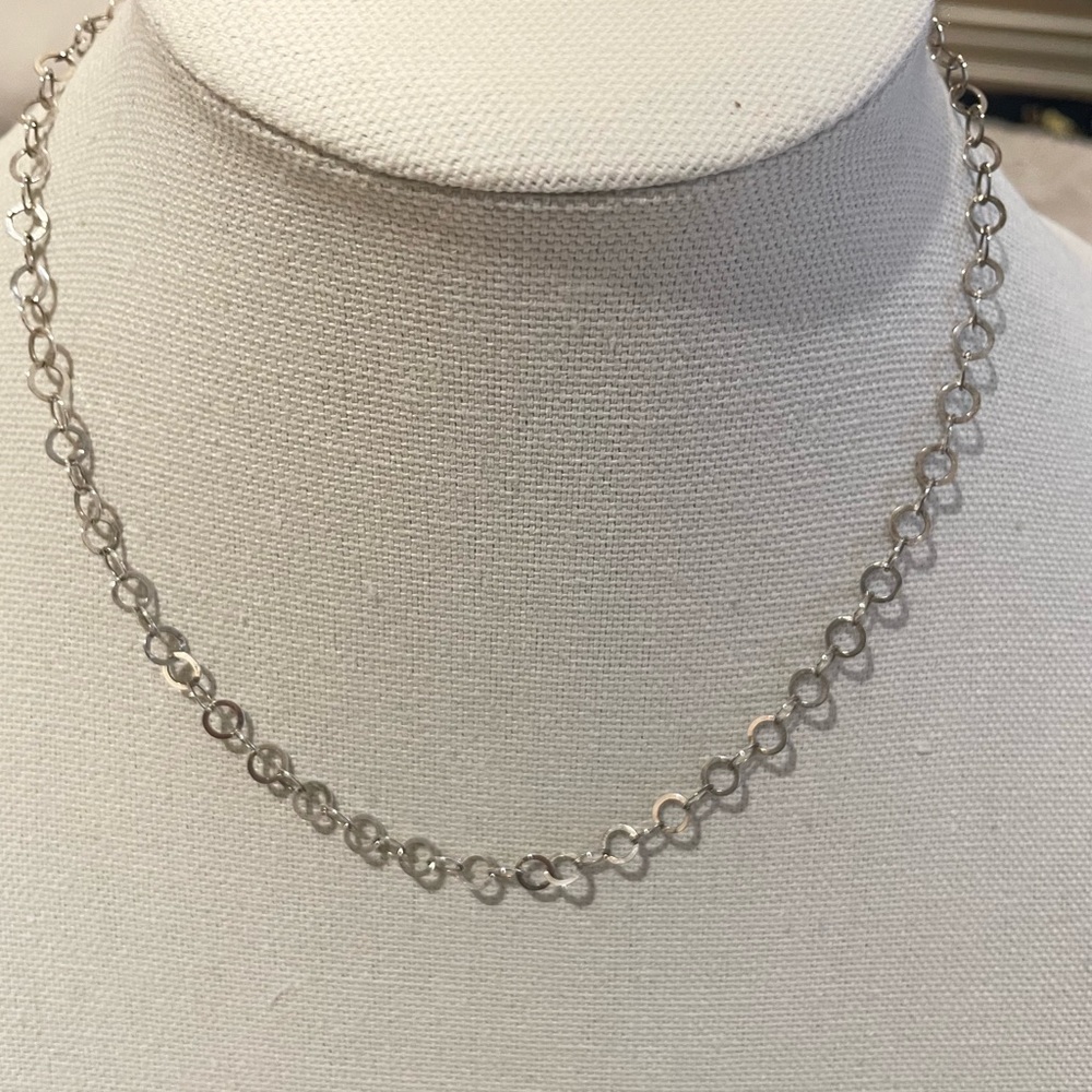 Sterling silver link chain
